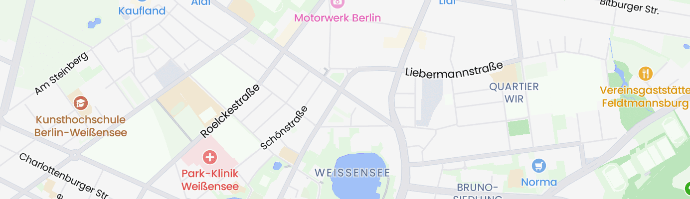 Karte mit dem ungefähren Standort