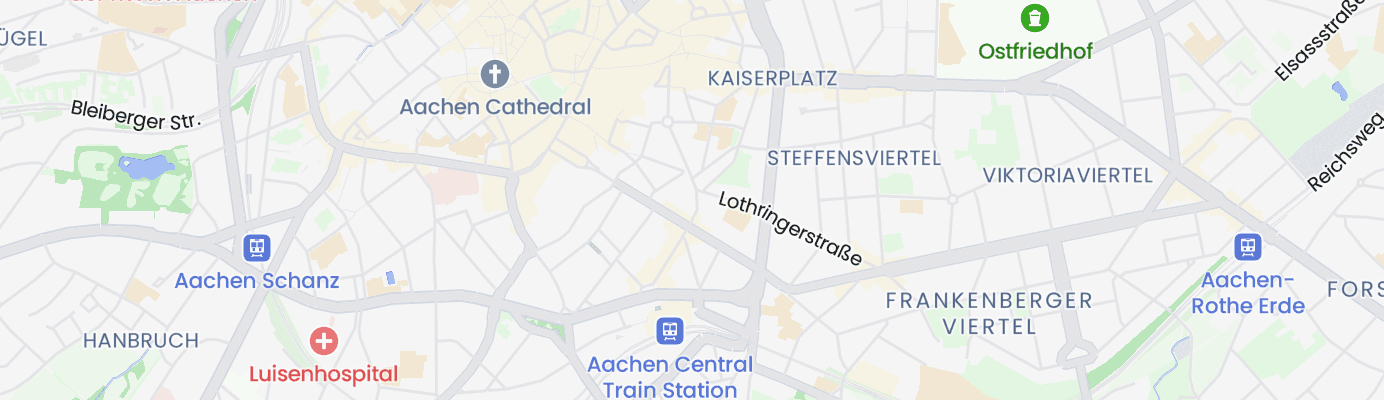 Karte mit dem ungefähren Standort