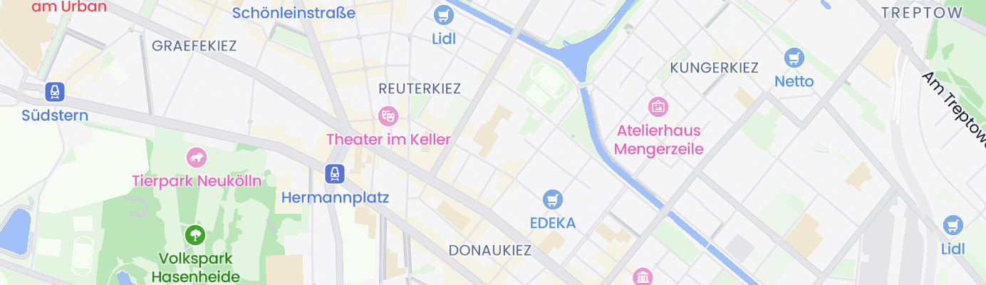 Karte mit dem ungefähren Standort