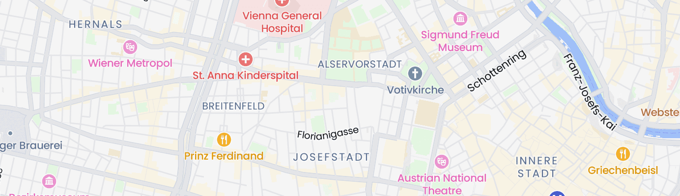 Karte mit dem ungefähren Standort
