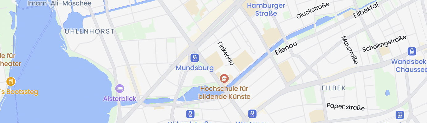 Karte mit dem ungefähren Standort