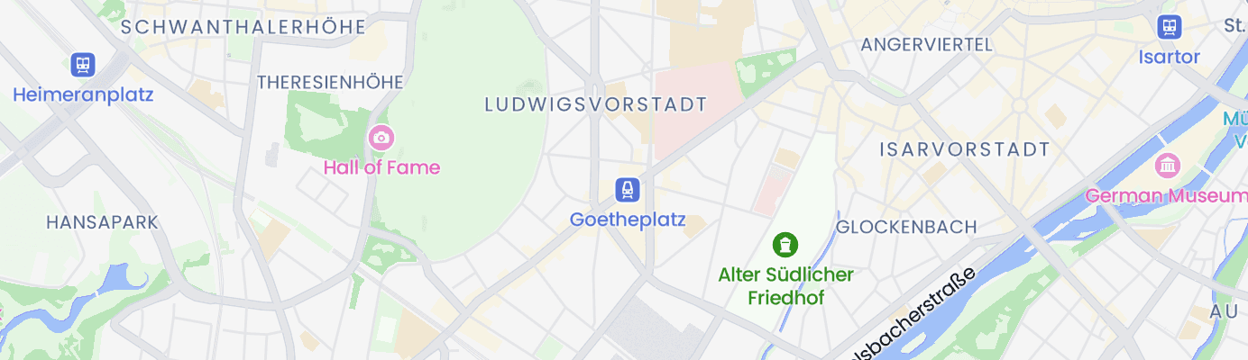 Karte mit dem ungefähren Standort