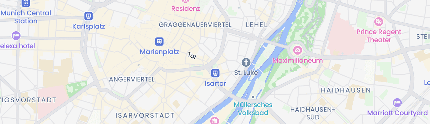 Karte mit dem ungefähren Standort
