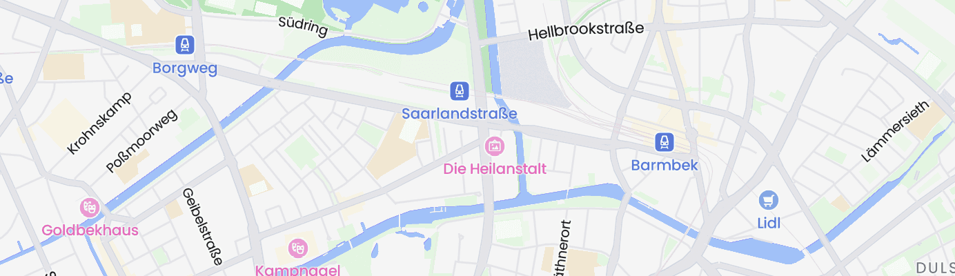 Karte mit dem ungefähren Standort