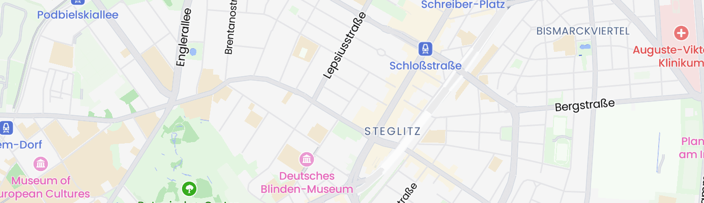 Karte mit dem ungefähren Standort