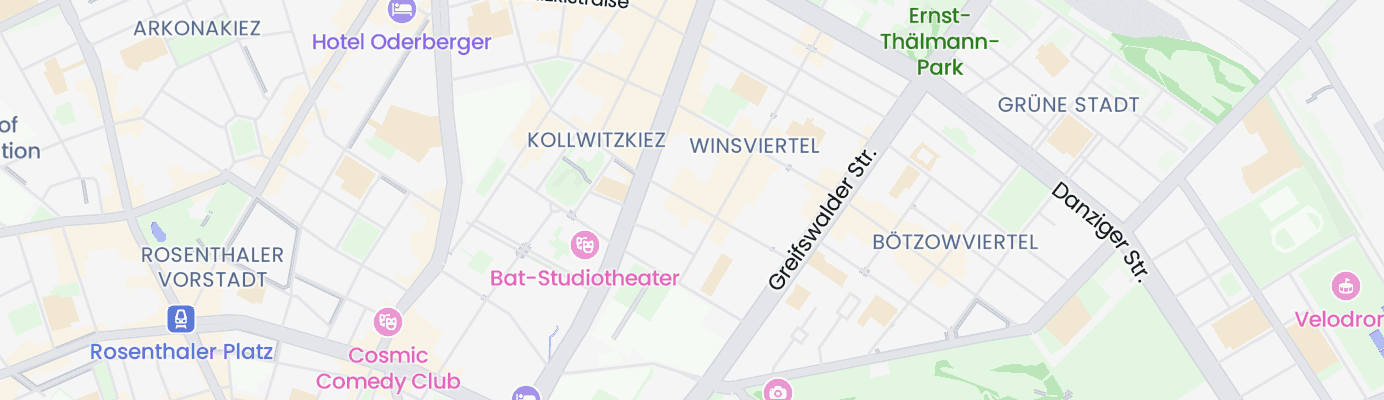Karte mit dem ungefähren Standort
