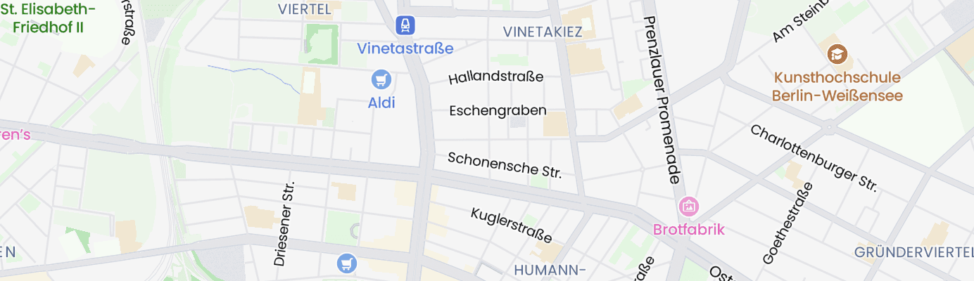 Karte mit dem ungefähren Standort