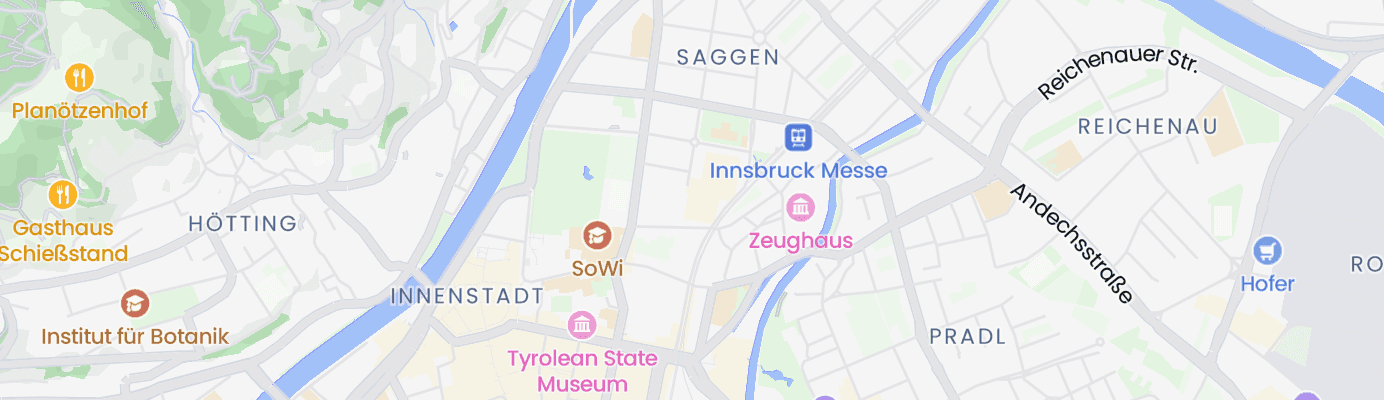 Karte mit dem ungefähren Standort