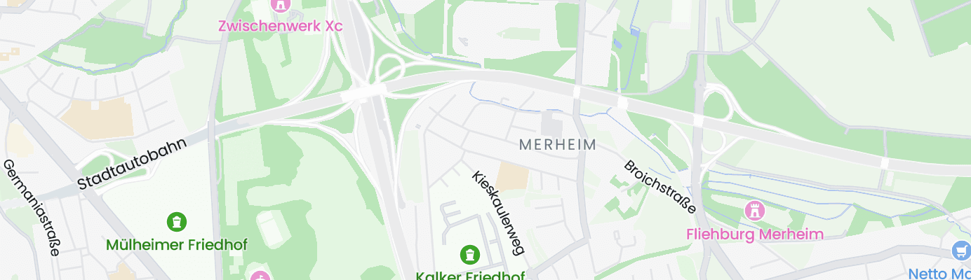 Karte mit dem ungefähren Standort