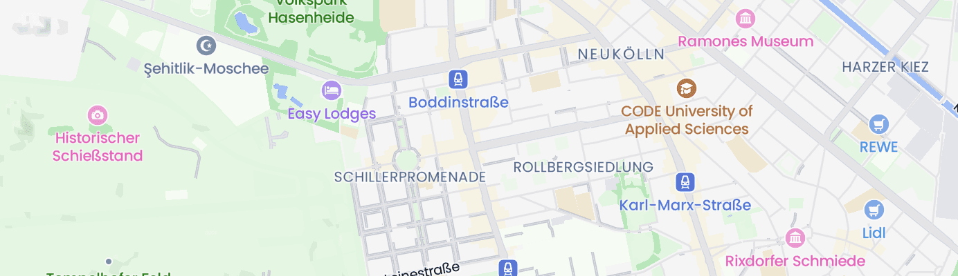 Karte mit dem ungefähren Standort