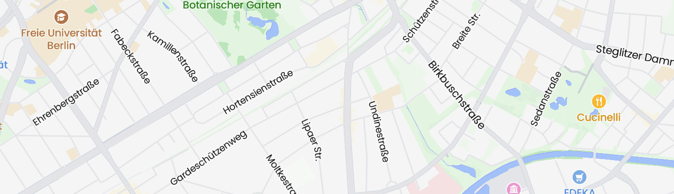 Karte mit dem ungefähren Standort