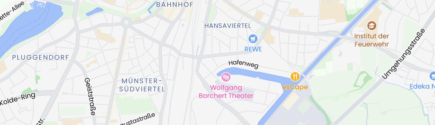 Karte mit dem ungefähren Standort