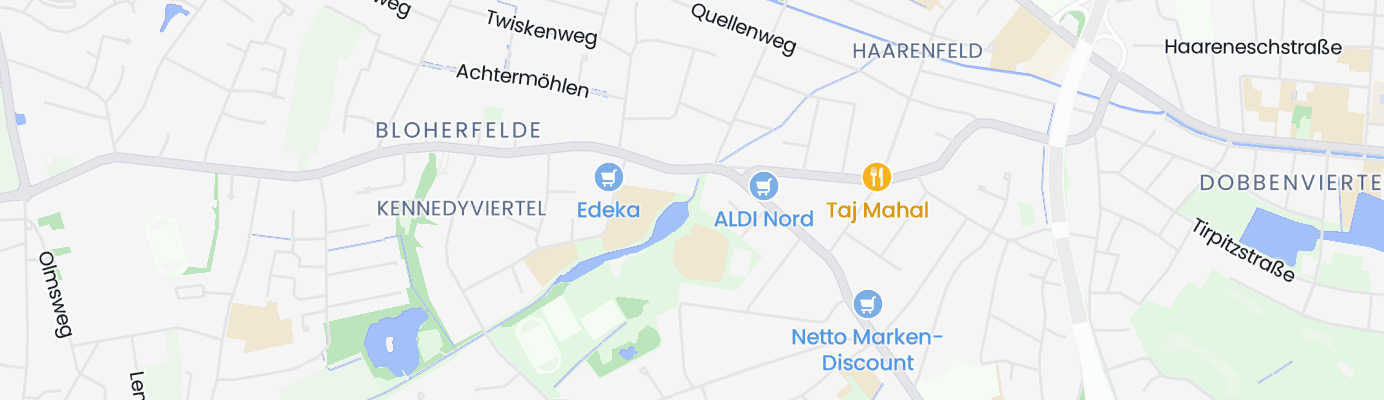 Karte mit dem ungefähren Standort