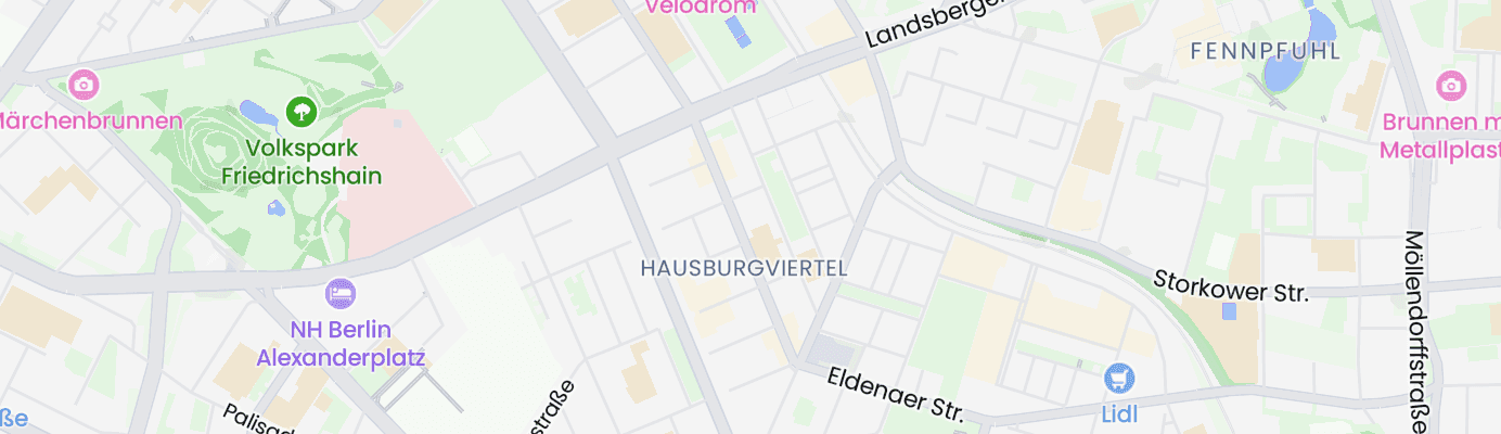 Karte mit dem ungefähren Standort