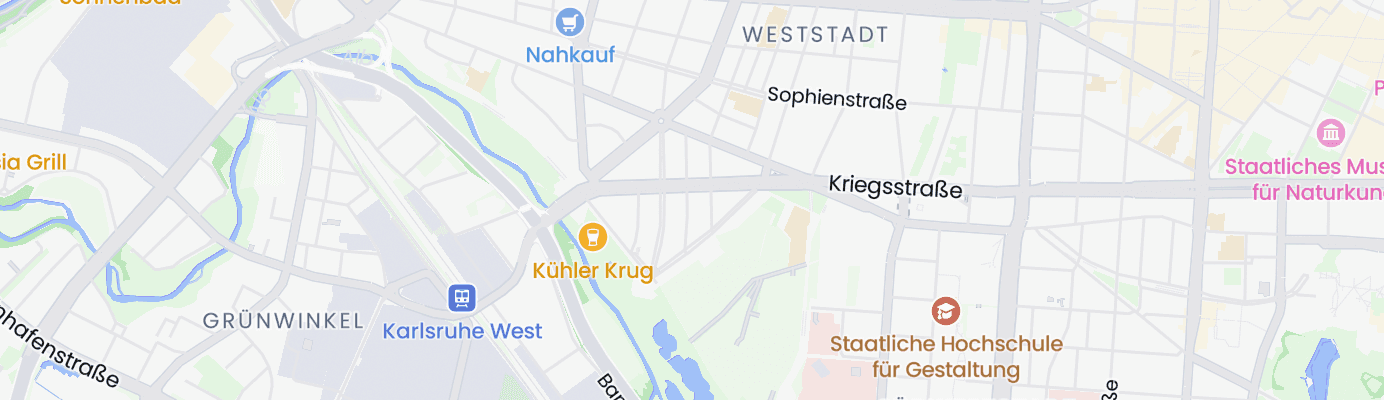 Karte mit dem ungefähren Standort