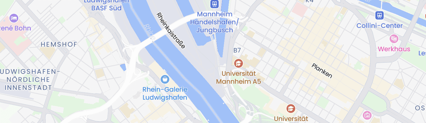 Karte mit dem ungefähren Standort