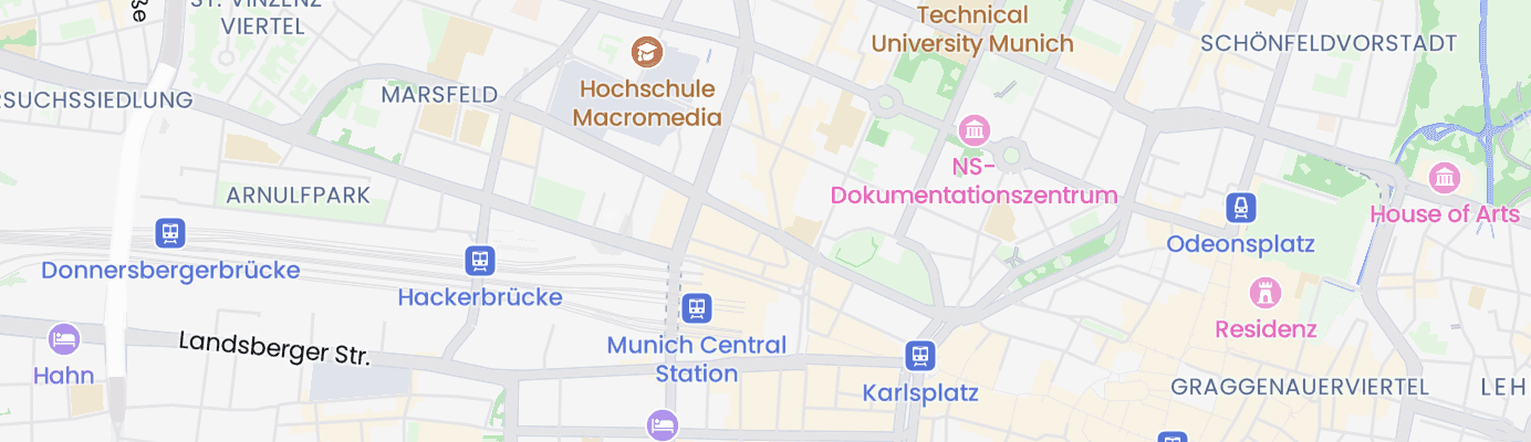 Karte mit dem ungefähren Standort