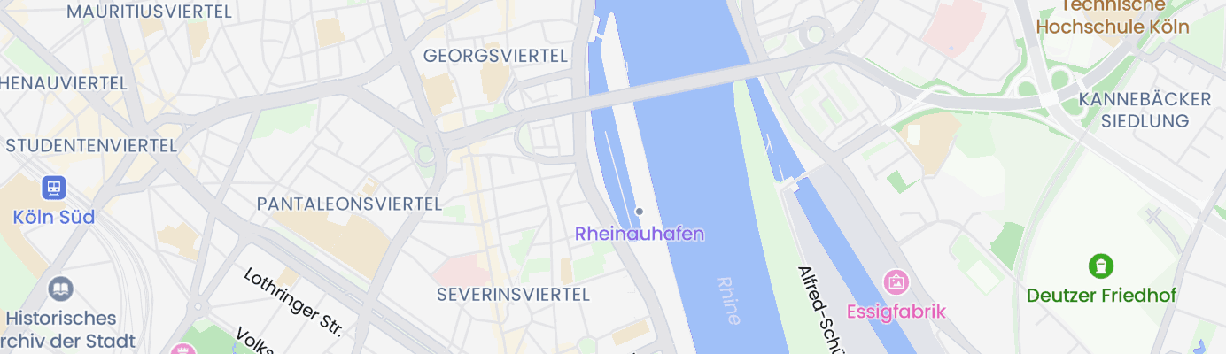 Karte mit dem ungefähren Standort