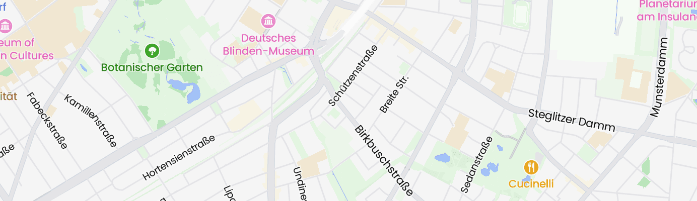 Karte mit dem ungefähren Standort