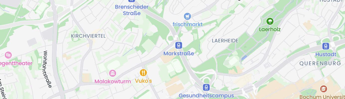 Karte mit dem ungefähren Standort