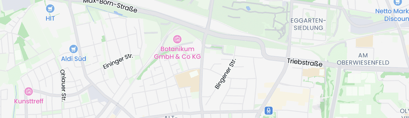 Karte mit dem ungefähren Standort