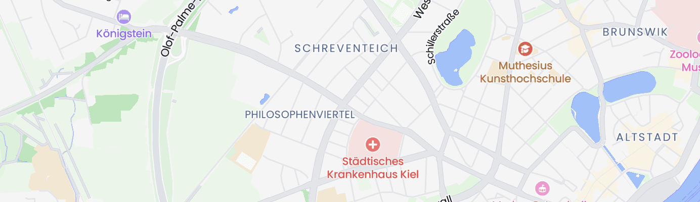 Map showing the approximate location