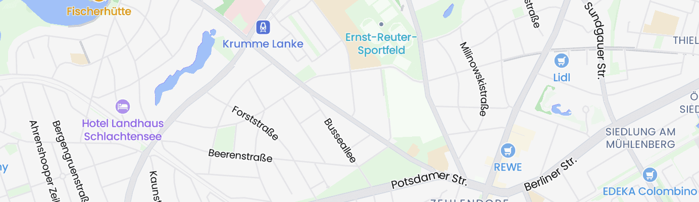 Karte mit dem ungefähren Standort