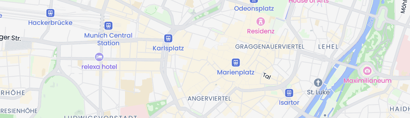 Karte mit dem ungefähren Standort