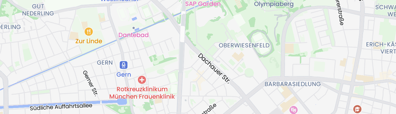 Karte mit dem ungefähren Standort