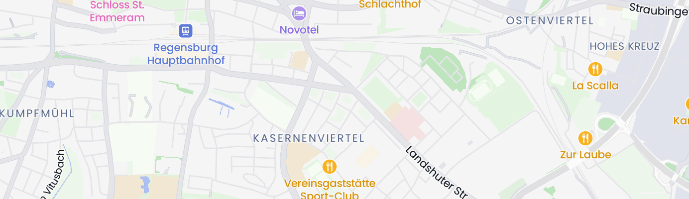 Karte mit dem ungefähren Standort