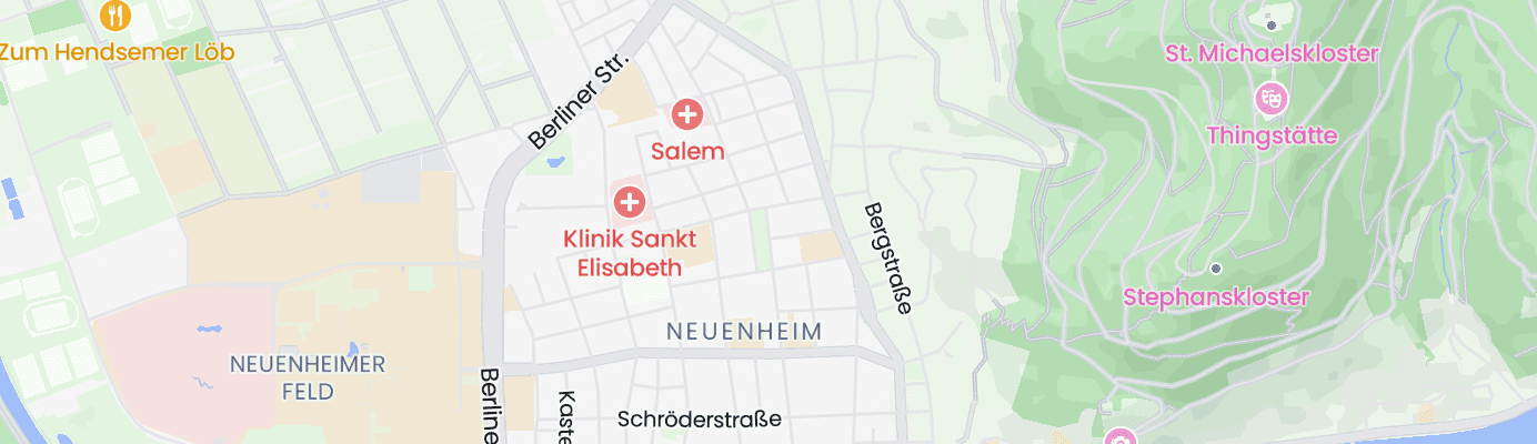 Karte mit dem ungefähren Standort