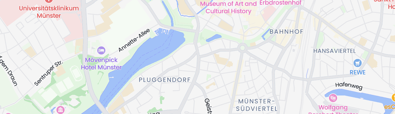 Karte mit dem ungefähren Standort