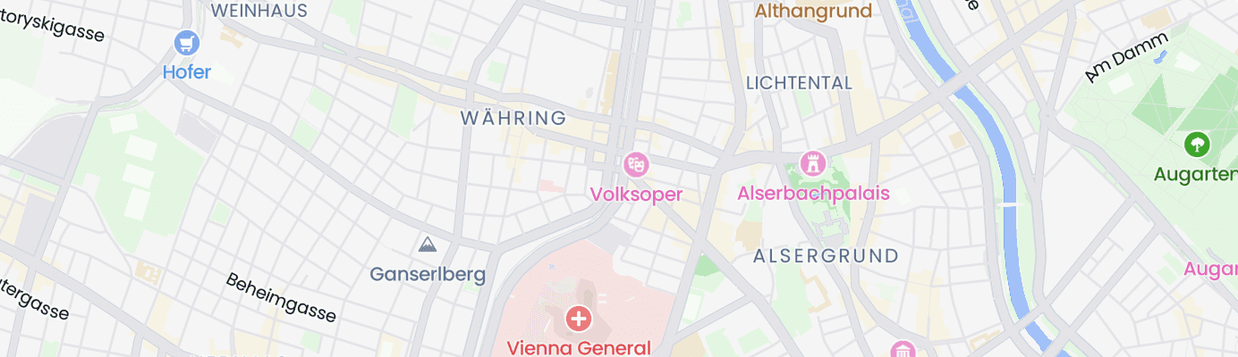Karte mit dem ungefähren Standort