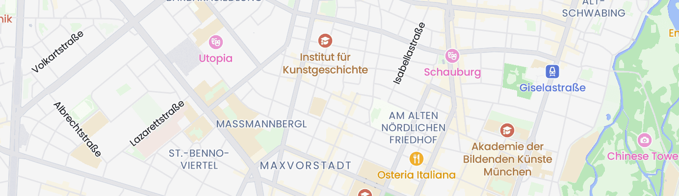 Karte mit dem ungefähren Standort