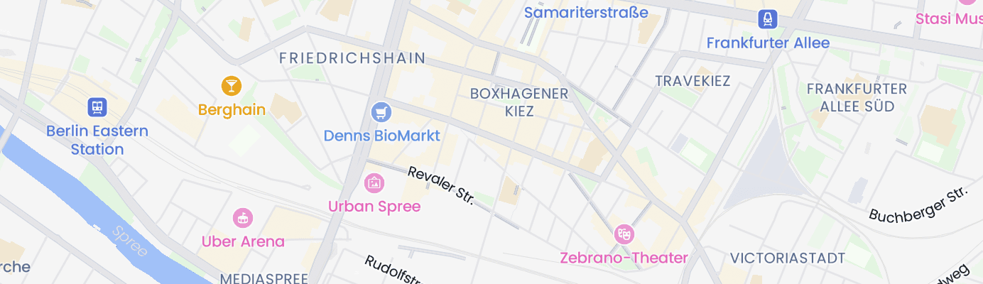 Karte mit dem ungefähren Standort