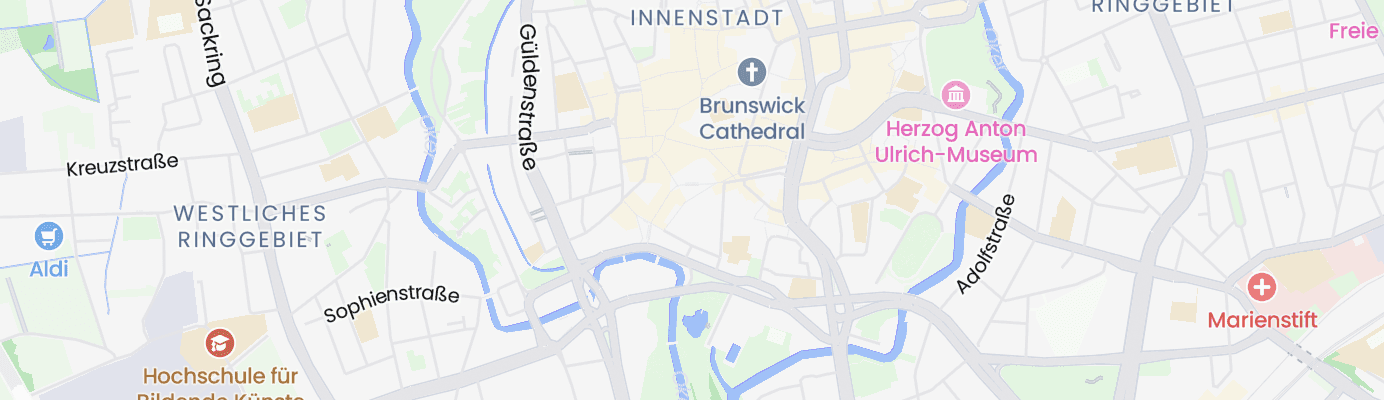 Karte mit dem ungefähren Standort