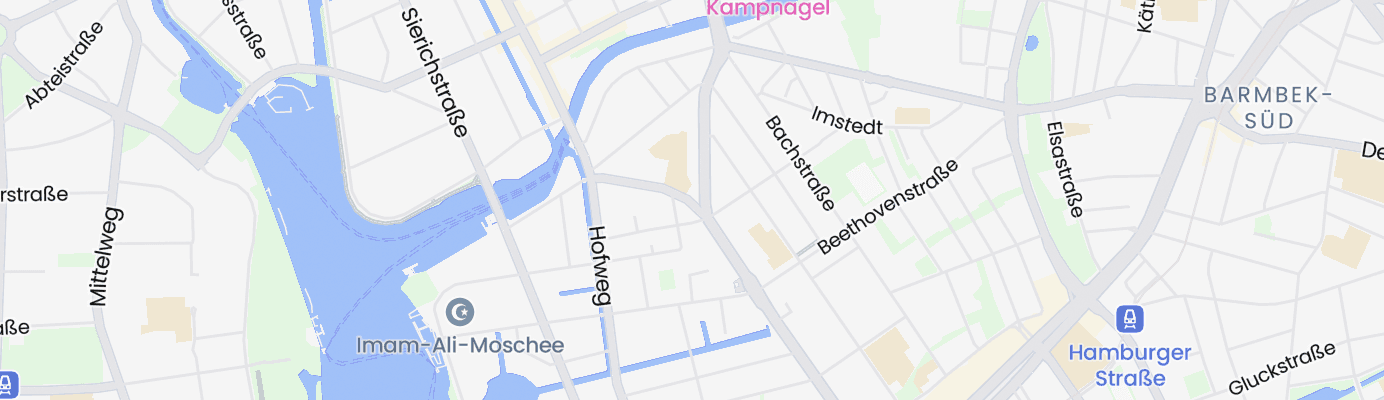 Karte mit dem ungefähren Standort