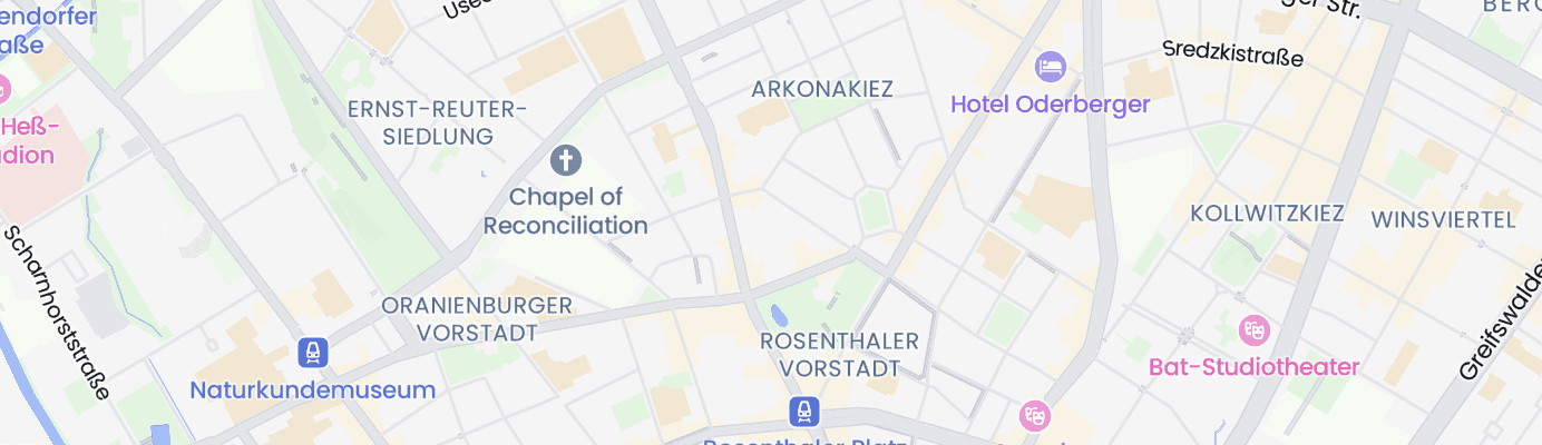 Karte mit dem ungefähren Standort