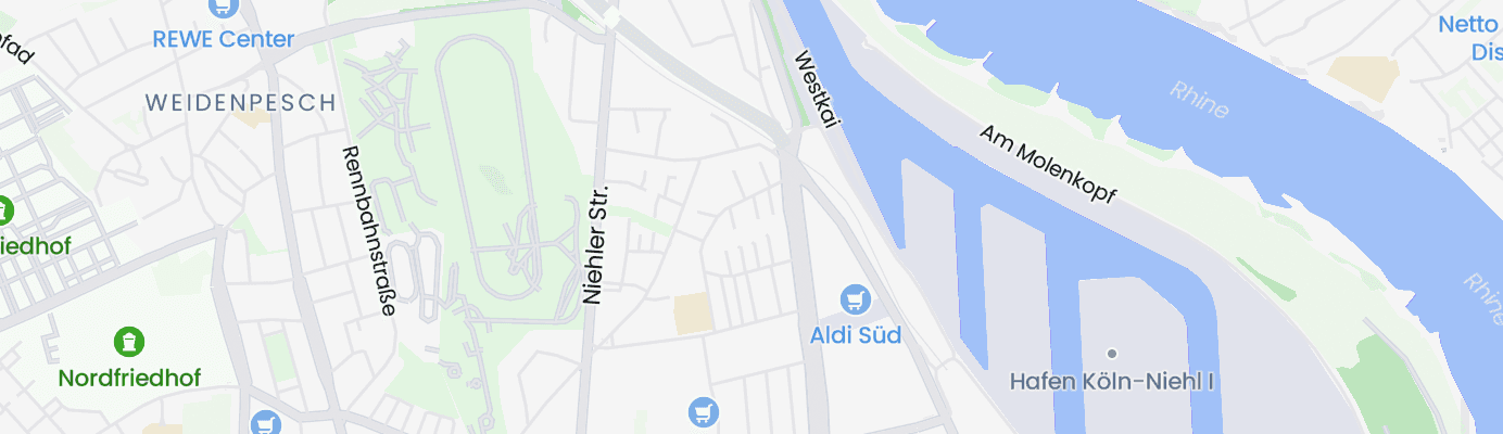 Karte mit dem ungefähren Standort