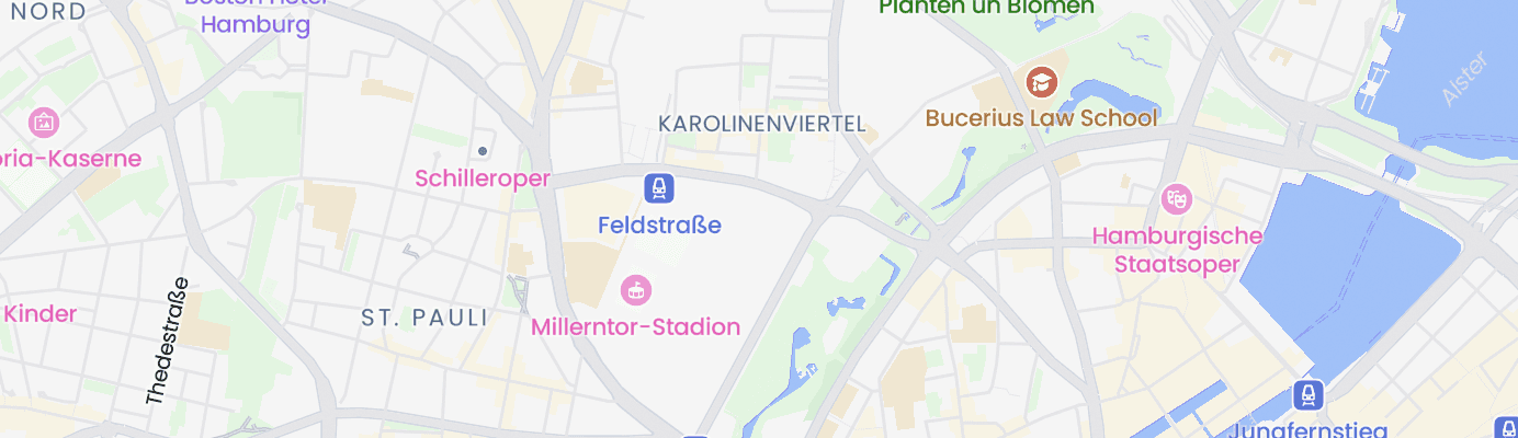 Karte mit dem ungefähren Standort
