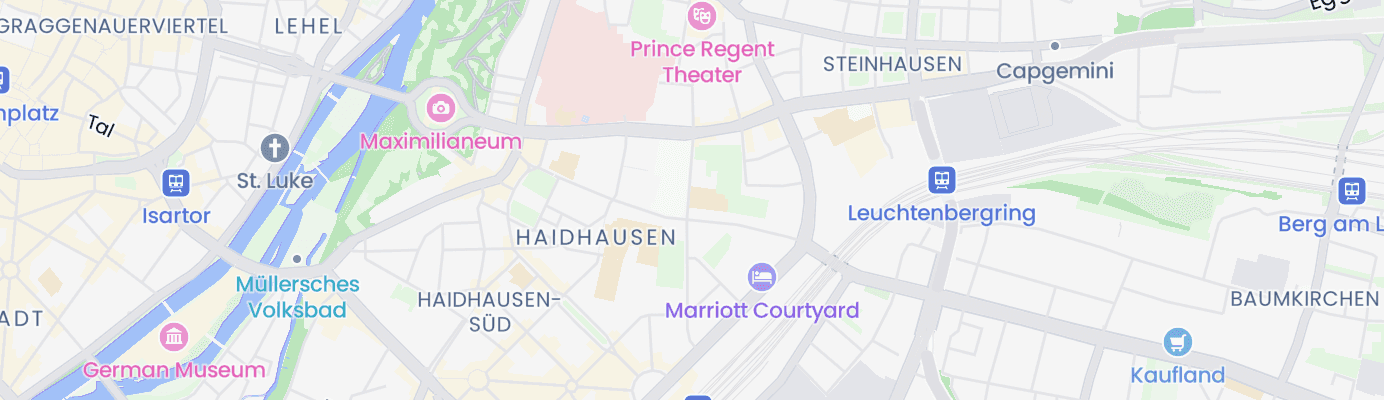 Karte mit dem ungefähren Standort