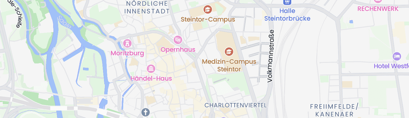 Karte mit dem ungefähren Standort
