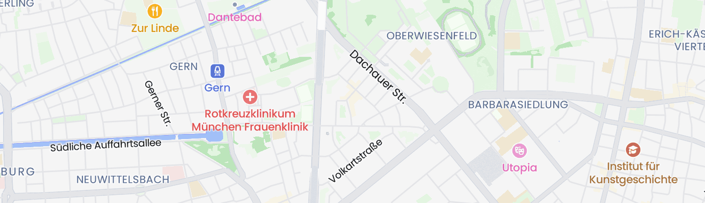 Karte mit dem ungefähren Standort