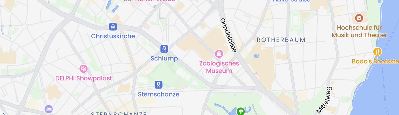 Karte mit dem ungefähren Standort