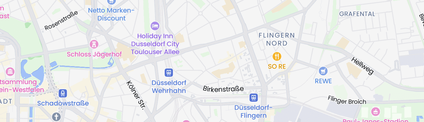Karte mit dem ungefähren Standort