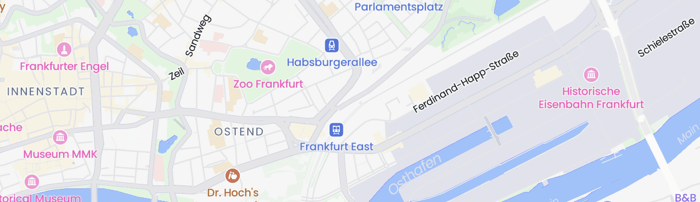 Map showing the approximate location