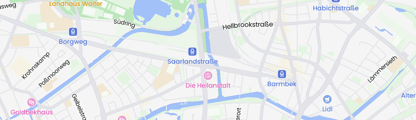Karte mit dem ungefähren Standort