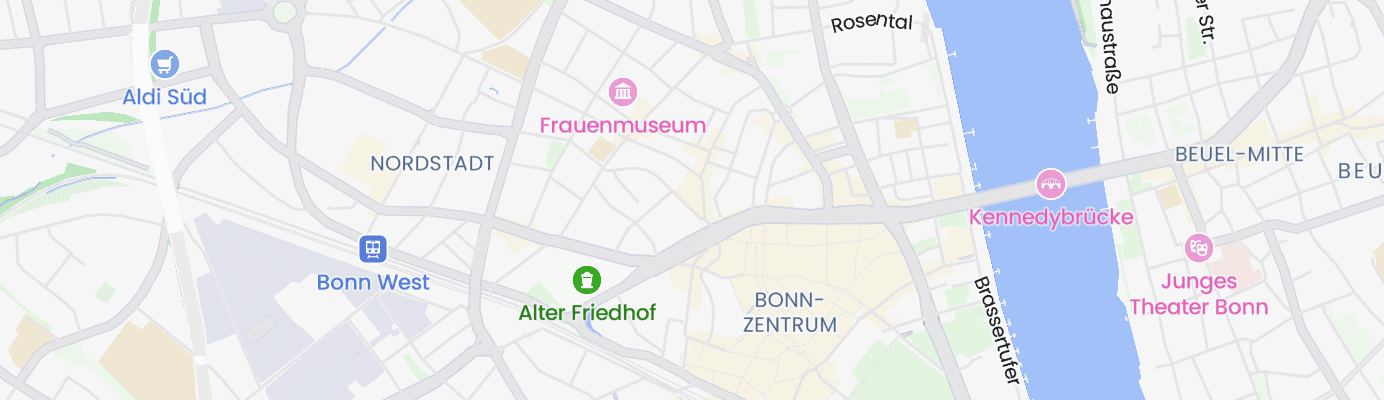 Karte mit dem ungefähren Standort