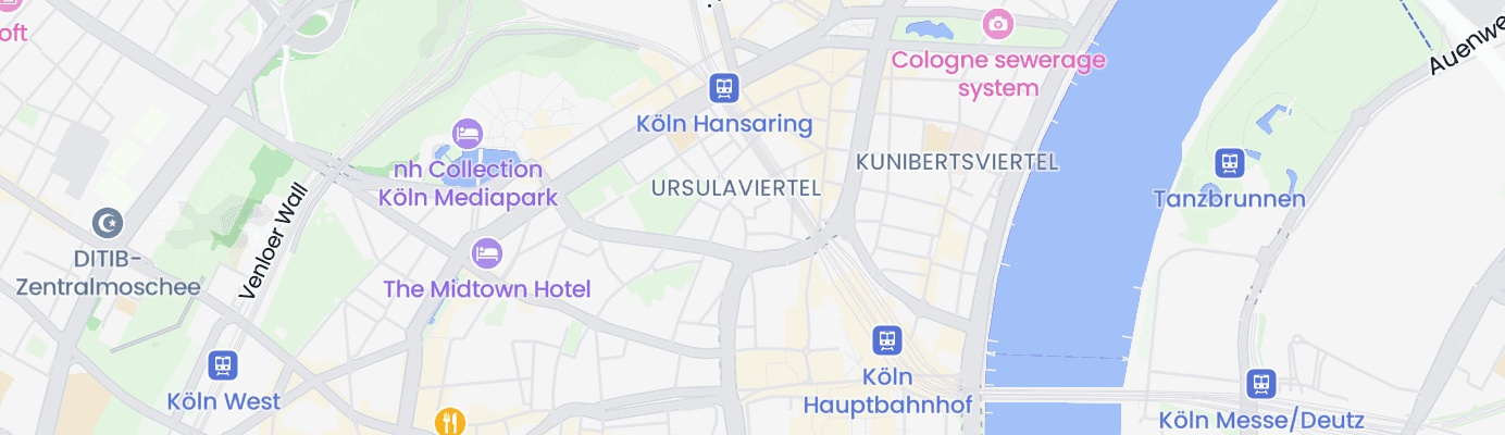 Karte mit dem ungefähren Standort