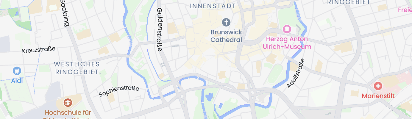 Karte mit dem ungefähren Standort